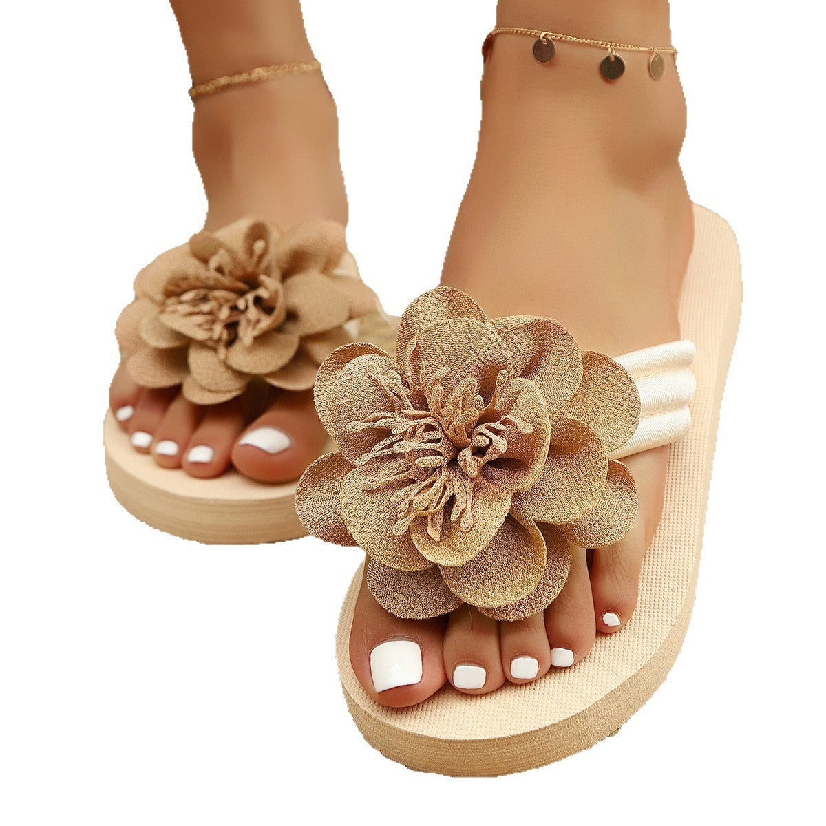 Sandales à Fleurs Élégantes pour Femme