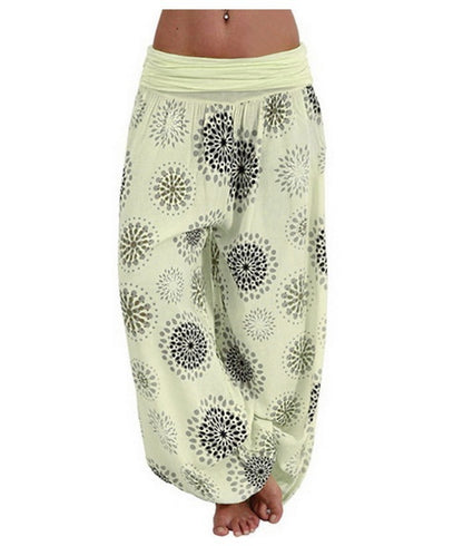 Pantalon Fluide Imprimé Mandala – Confort & Style Décontracté