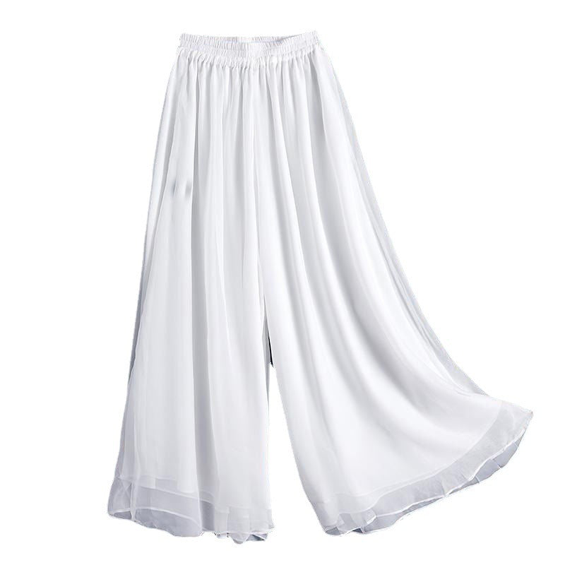 Pantalon Palazzo Fluide en Voile Léger