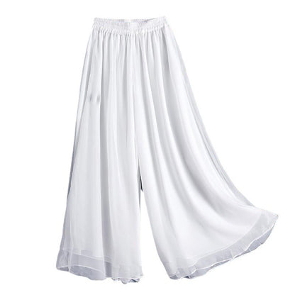 Pantalon Palazzo Fluide en Voile Léger