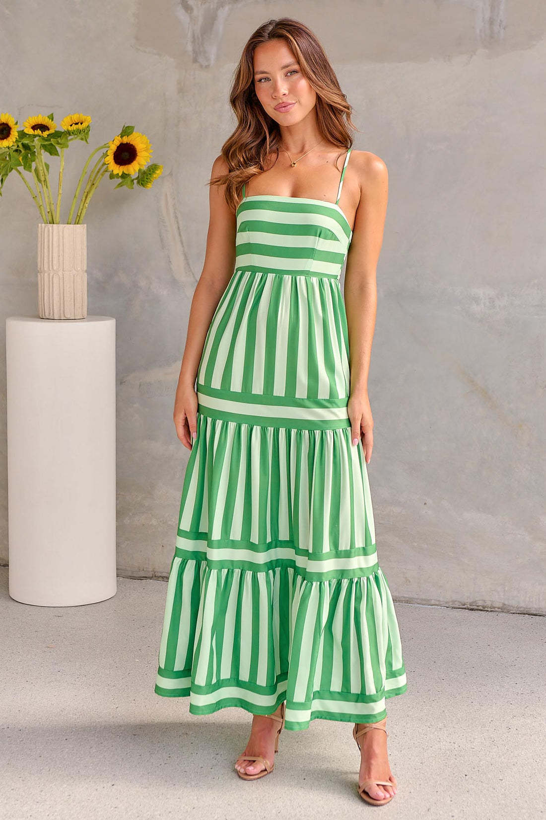 Robe d'Été Chic à Rayures