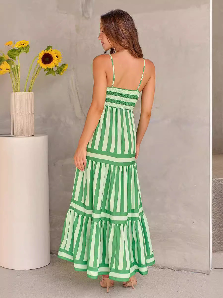 Robe d'Été Chic à Rayures