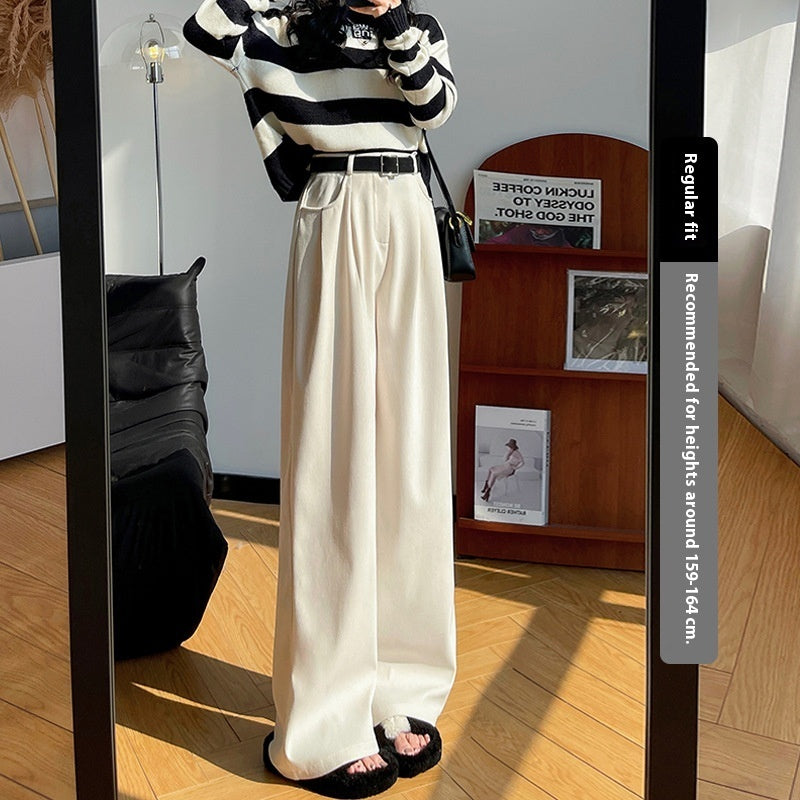 Pantalon Large Taille Haute Confortable et Stylé