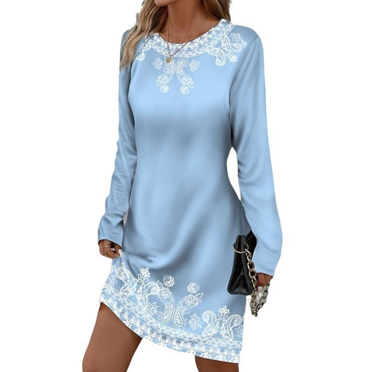 Nouvelle jupe mi-longue imprimée pour femme