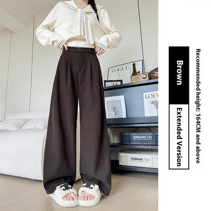 Pantalon Large Taille Haute Confortable et Stylé